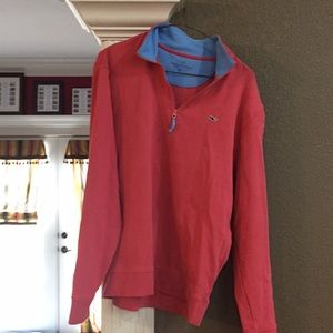 Vineyard Vines 1/4 zip pullover.
